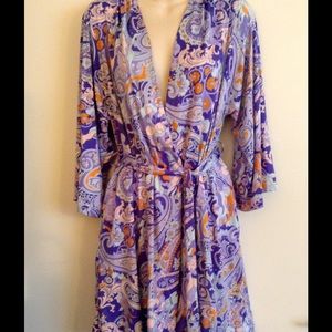 💜Jones New York Silky Soft Robe, Size S/M 💜